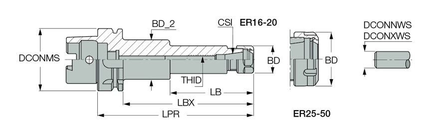 HSK A63 ER32X120