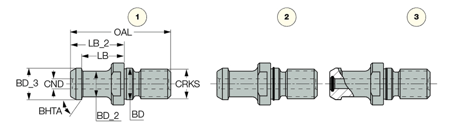PS BT50 15 M24 JIS B