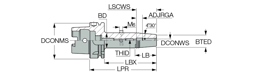 HSK A100 SRKIN7/8X4.125