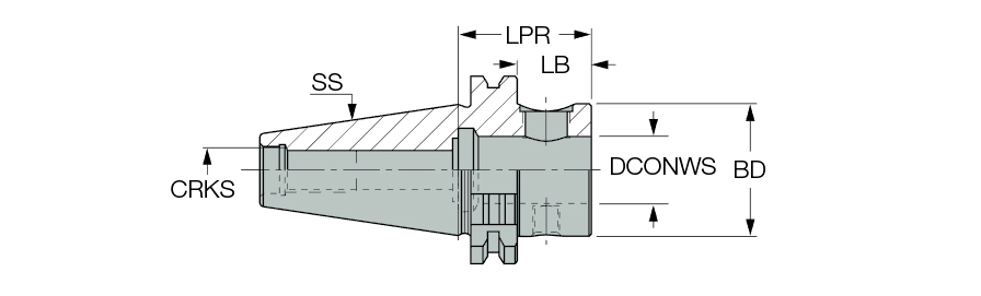 DIN69871 50 CF4-L